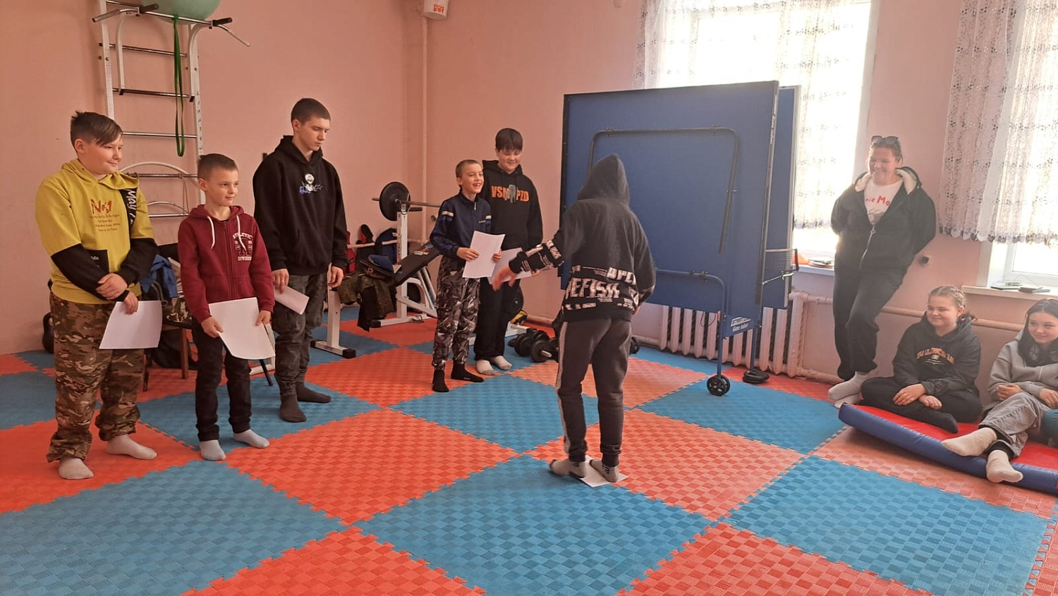 Спортивное мероприятие, посвящённое "Дню защитника Отечества"