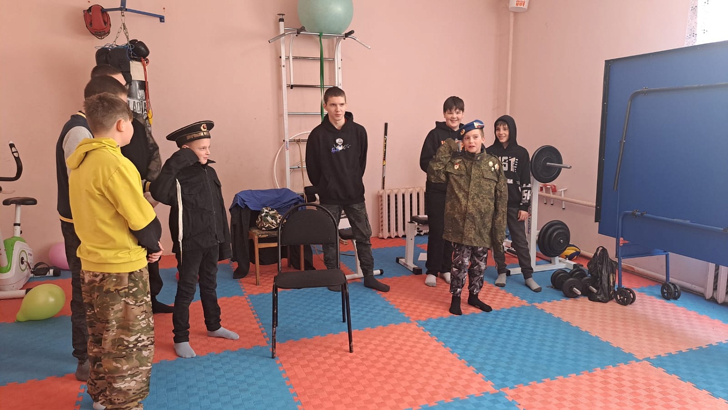 Спортивное мероприятие, посвящённое "Дню защитника Отечества"