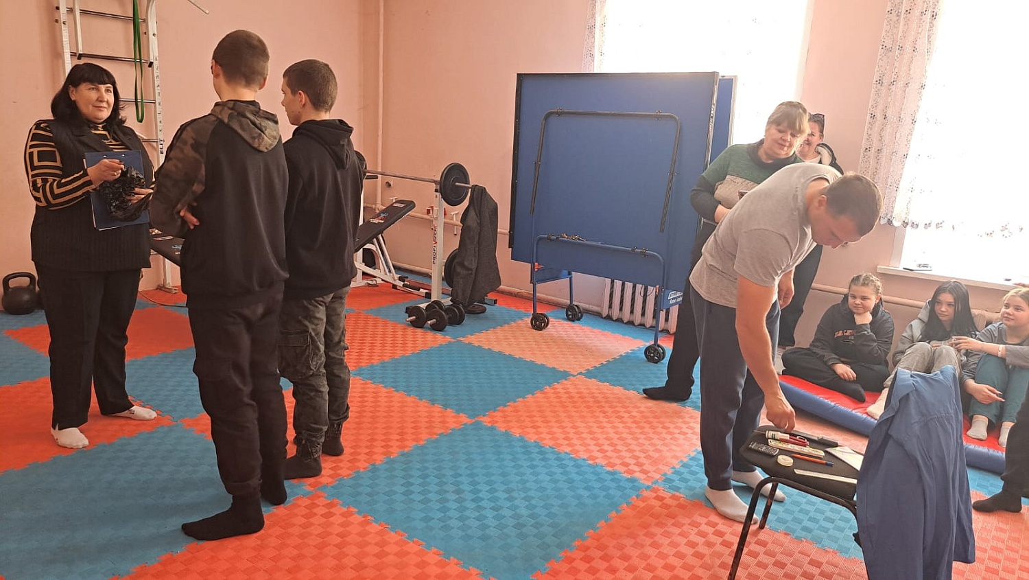 Спортивное мероприятие, посвящённое "Дню защитника Отечества"