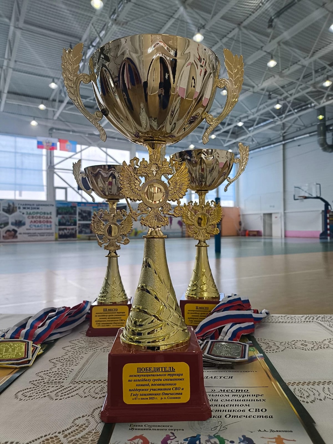 Межмуниципальный турнир по волейболу среди смешанных команд трудовых коллективов