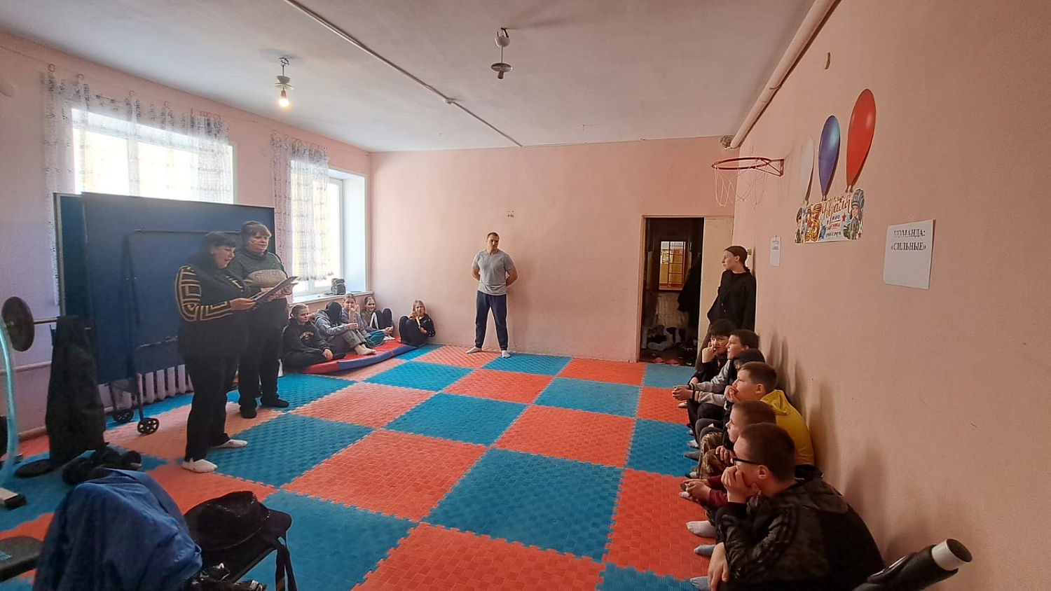 Спортивное мероприятие, посвящённое "Дню защитника Отечества"